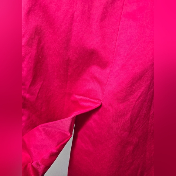 MARCIANO Hot Pink Belted Trench Coat With a Satin Feel. Size Small - Picture 9 of 16